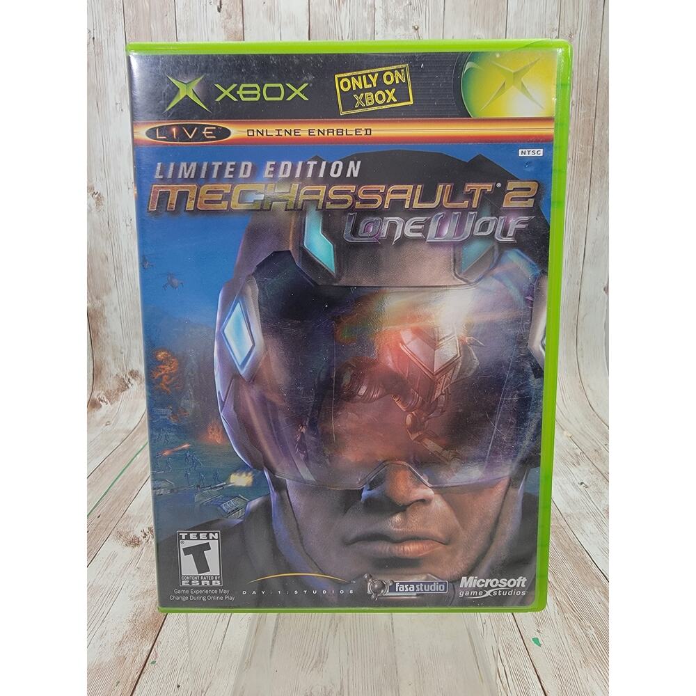 MechAssault 2: Lone Wolf (Original Xbox) Black Label CIB Complete